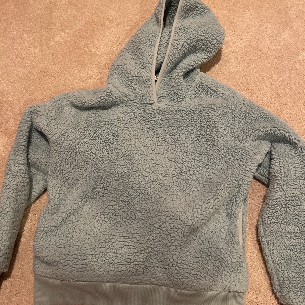 athleta girl sherpa hoodie